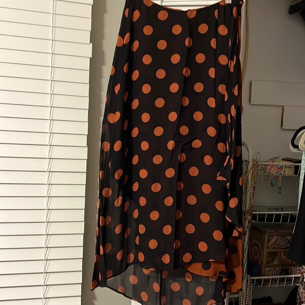 Anthropologie Maeve high low skirt